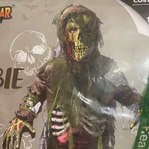 Kids Zombie Costume Cosplay XL 12-14 years with Mask Halloween‎ New